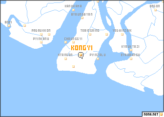 map of Kôngyi