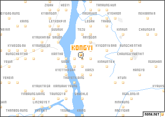 map of Kongyi