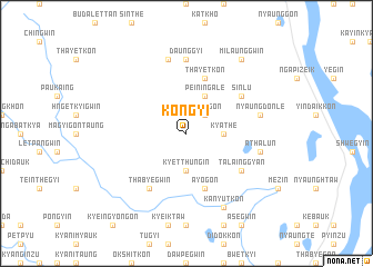 map of Kongyi