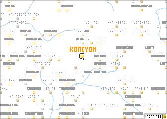 map of Kong-yom
