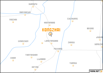 map of Kongzhai