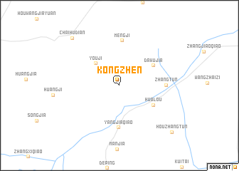 map of Kongzhen