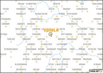 map of Konhla