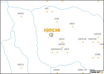 map of Konīcha