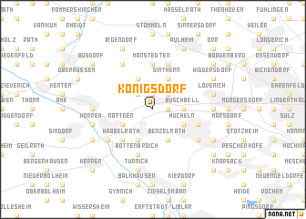 map of Königsdorf