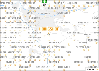 map of Königshof