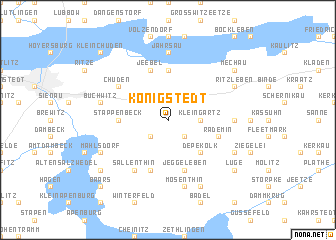 map of Königstedt