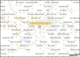 map of Königswiesen