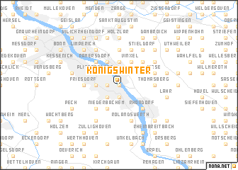 map of Königswinter