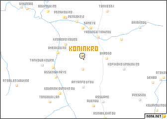 map of Koninkro