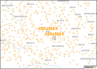 map of Konjoder