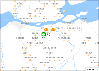 map of Konjo