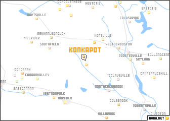 map of Konkapot