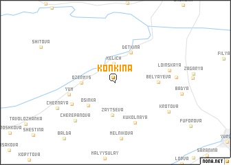 map of Konkina