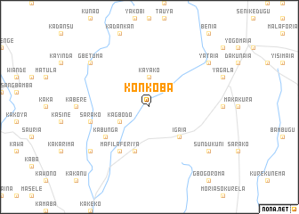 map of Konkoba