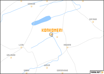 map of Konkomeri