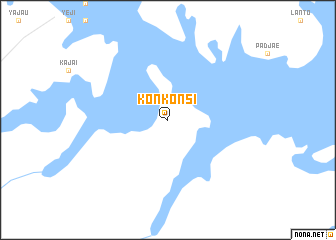 map of Konkonsi