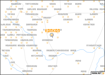 map of Konkon