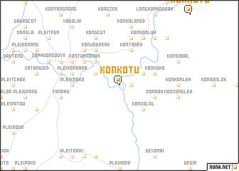 map of Kon Kơtu