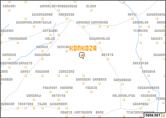 map of Konkoza