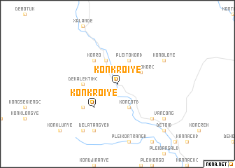 map of Kon Kroi Yé