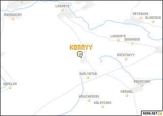 map of Konnyy