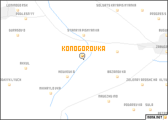 map of Konogorovka