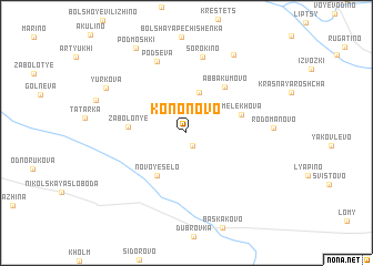 map of Kononovo