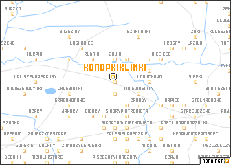 map of Konopki Klimki