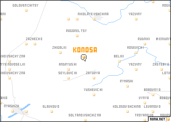 map of Konosa