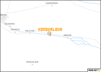map of Konovalova