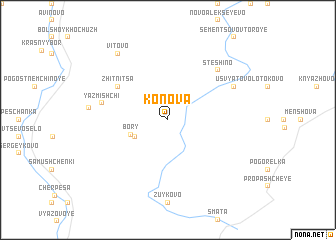 map of Konova