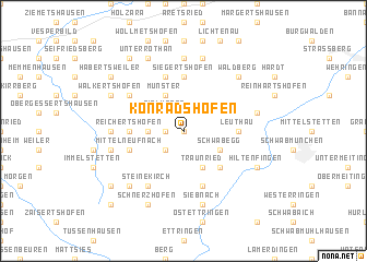 map of Konradshofen