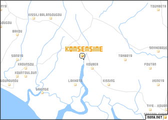 map of Konsensiné