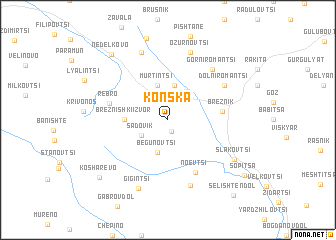 map of Konska