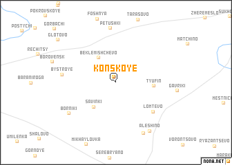 map of Konskoye