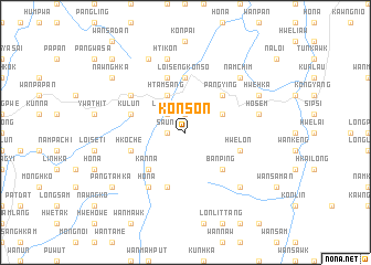 map of Konson