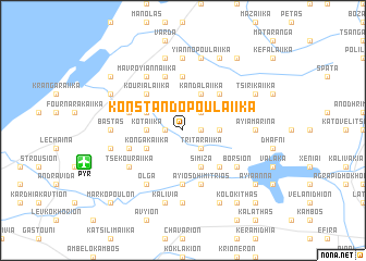 map of Konstandopoulaíika