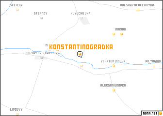 map of Konstantinogradka