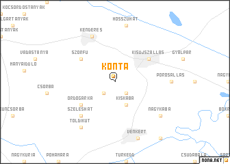 map of Konta
