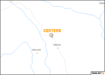 map of Kontema