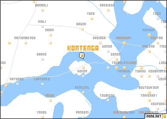 map of Kontenga