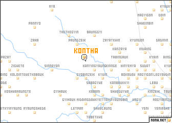 map of Konthā