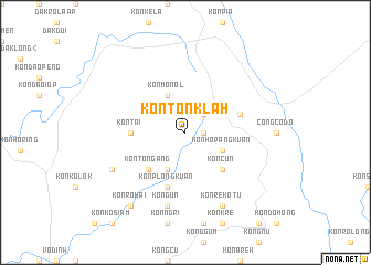 map of Kon Ton Klah
