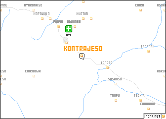 map of Kontrajeso