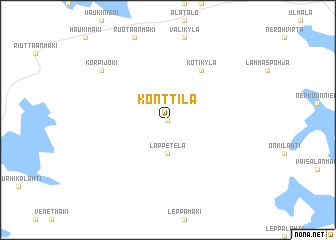 map of Konttila