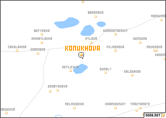 map of Konukhova