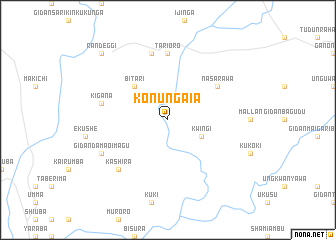 map of Konungaia