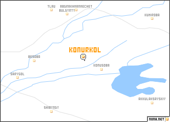 map of Konurkolʼ