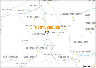 map of Konyukhovka